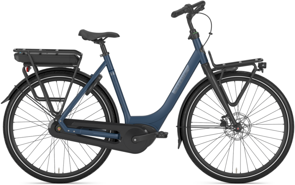 Gazelle Paris C7 Urban Dame 7g 2026 – Blå – populær elcykel anmeldt af Elcykel-eksperten
