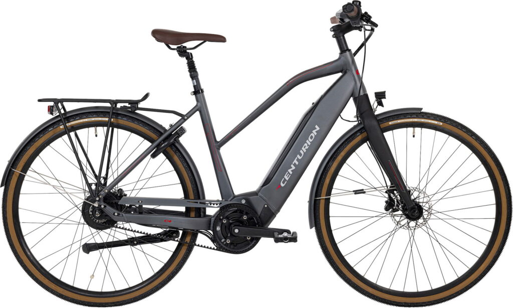 Centurion Invincible E Trinløs Gear Disc Dame – Grå – populær elcykel anmeldt af Elcykel-eksperten