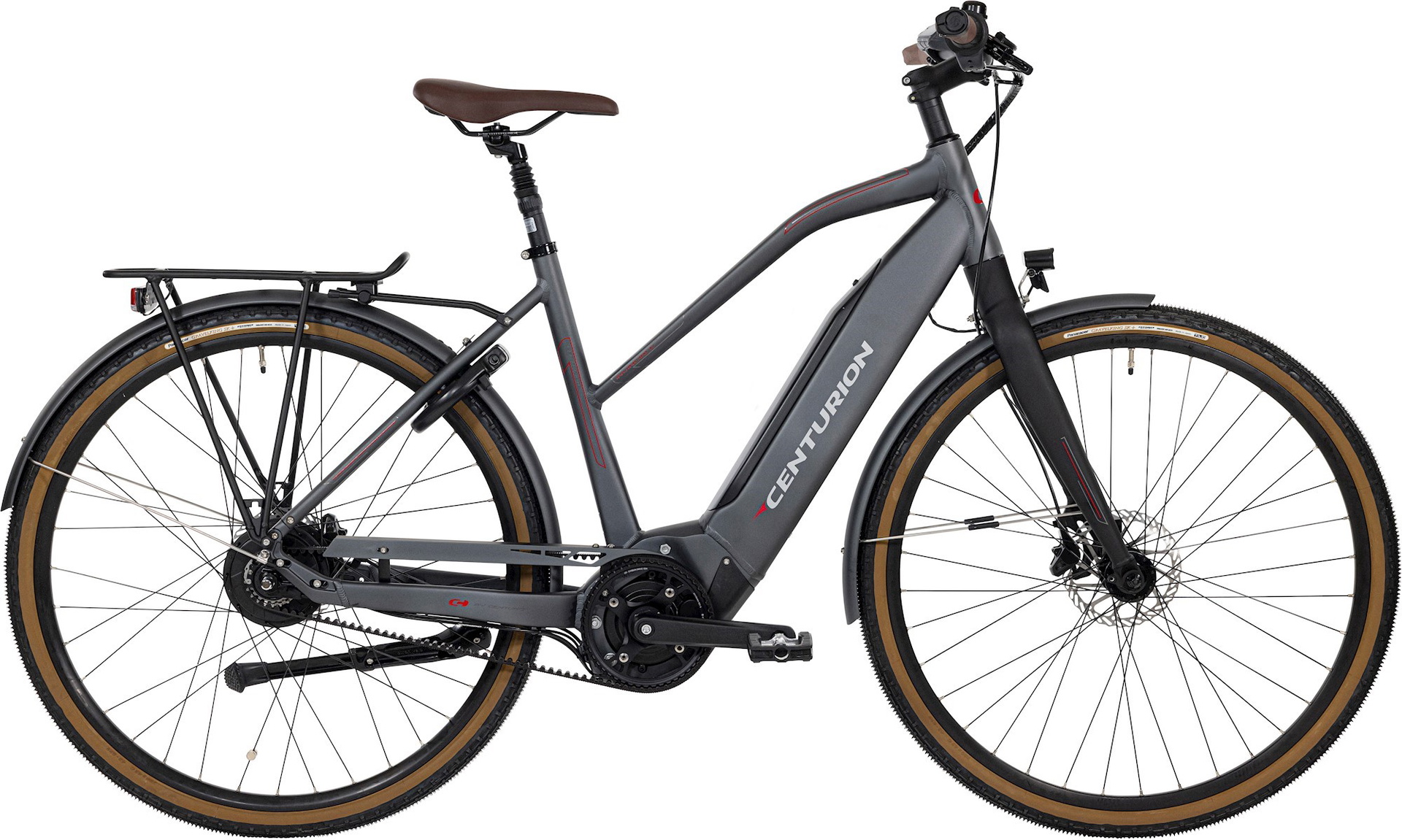 Centurion Invincible E Trinløs Gear Disc Dame – Grå