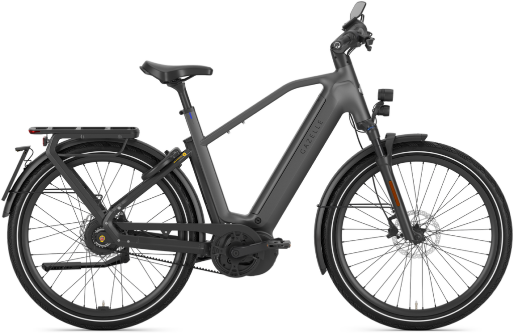 Gazelle Eclipse Speed Herre 2026 – Anthracite Grey – populær elcykel anmeldt af Elcykel-eksperten